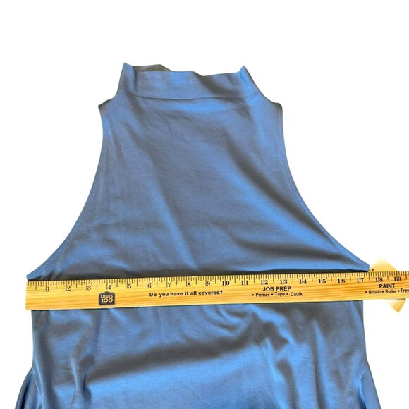 CB by Laundry Blue Tie-Front Mock Neck Dress – Size 4 – NWT - Picture 6 of 7